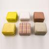 2025 Luxury Jewelry Box Travel US Hot Sale Jewelry Organizing Boxes for Ring with Mirror Tweed Box Jewelry Storage
