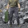 Спортивные брюки с множеством карманов, Свободные рабочие брюки оверсайз, Мужские тонкие тактические повседневные брюки