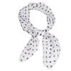1 PC Ladies' Polka Dot Small Square Scarf With Printed Polka Dot Scarf, Silk Scarf
