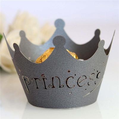 Праздничный декор торт кружево бумага вырезанный лазером принцесса бумажный стаканчик день рождения кекс чехол