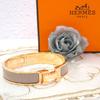 HERMES H700001FO_19PM Браслет бежевый/Металл цвета Marong rasse/Эмаль Женский