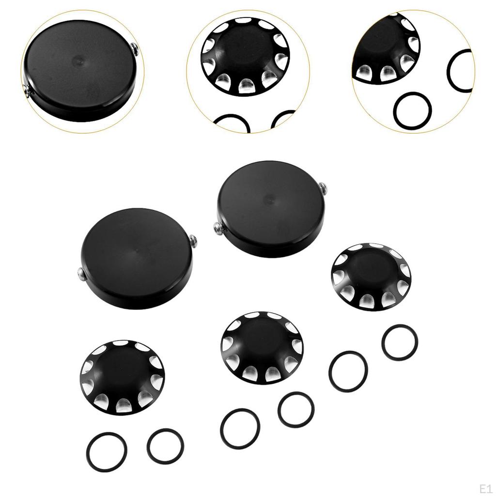 Алюминиевый колпачок оси, набор, прямая замена, простая установка, превосходная стабильная производительность, автомобильные аксессуары