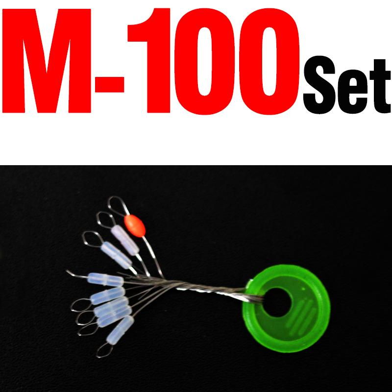 MNFT 100 наборов/800 шт. Поплавочные цилиндрические стопоры для рыбалки Прозрачные резиновые стопоры Коннекторы-бобыли Аксессуары для лески