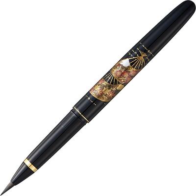 Kuretake Кисть-ручка Kuretake Fountain Brush Makie Monogatari Веер Лицо Черный корпус DU180-115