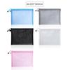 Storage Bags Coin Purse Transparent Mesh Zipper Case File Folders Document Bag Zipper Pouch