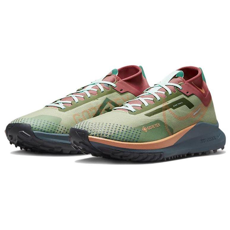 Nike React Pegasus Trail 4 GORE-TEX Alligator Orange Trance Мужские кроссовки Green Mint-Foam Canyon-Rust DJ7926-300