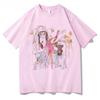 Bebadobiyebolito Pattern Print Cotton T-Shirt Summer and WoFashion Hip-Hop Casual Streetwear