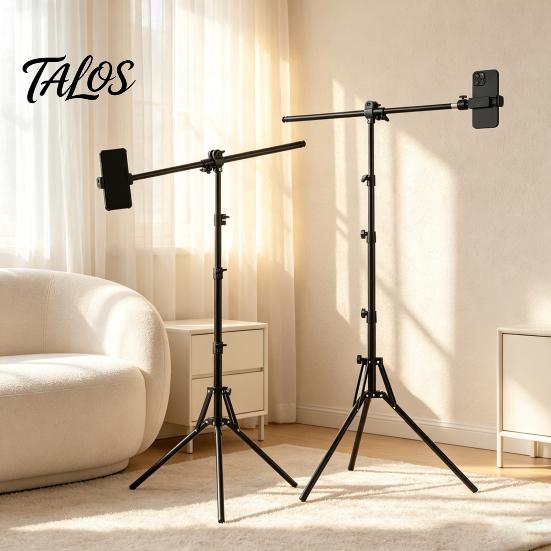 Mannequin Head Support 0.5/1.6M Stand, Height Adjustable Wig Stand Tripod for Cosmetology, Hairdressing Training, Styling Cosmetology Practice