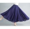 Dimanaf Plus Size Women Linen Skirts Female Elastic Basic Fashion Japanese Dress