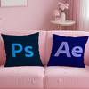 Popular AAadobe Software Iconing Cushion Cover Comfortable Reversible Pillow Cover Ideal for Car Sofa Bedroom  Beyond