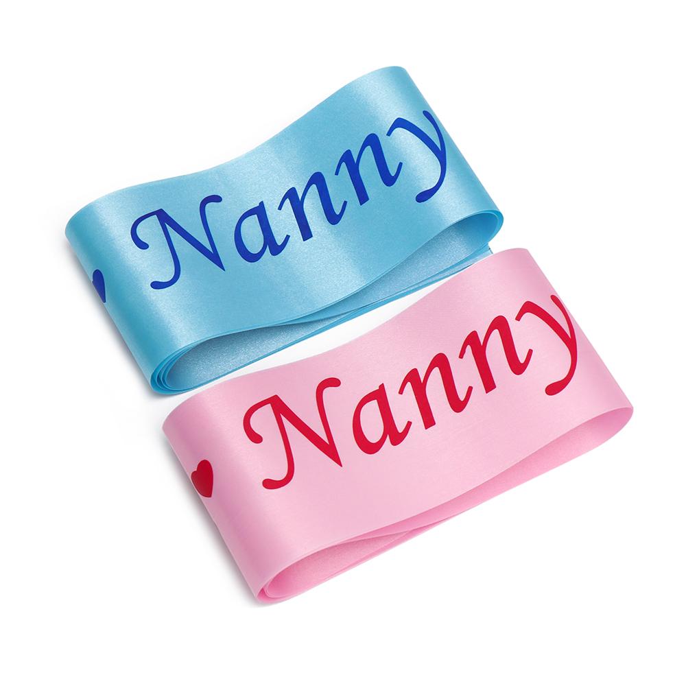 Birthday Decor Newborn Party Decoration Baby Shower Mom Favor Gift Sash Boy Girl Footprint