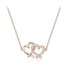 CRANNE Twin Heart Necklace C24NB121