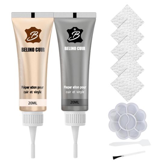 20ml Faux Leather Repair Gel Kit Vinyl Restoration Cream Set Repair Scratches Cracks Leather Furniture Care Products