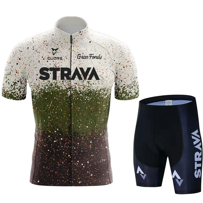 Men Women Cycling Jersey Set Short Sleeve Quick Dry Breathable Performance Bike Apparel Road Racing