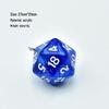 Cross-Border 20-Sided Acrylic Dice with Pearl Texture for Role-Playing DIY Accessories