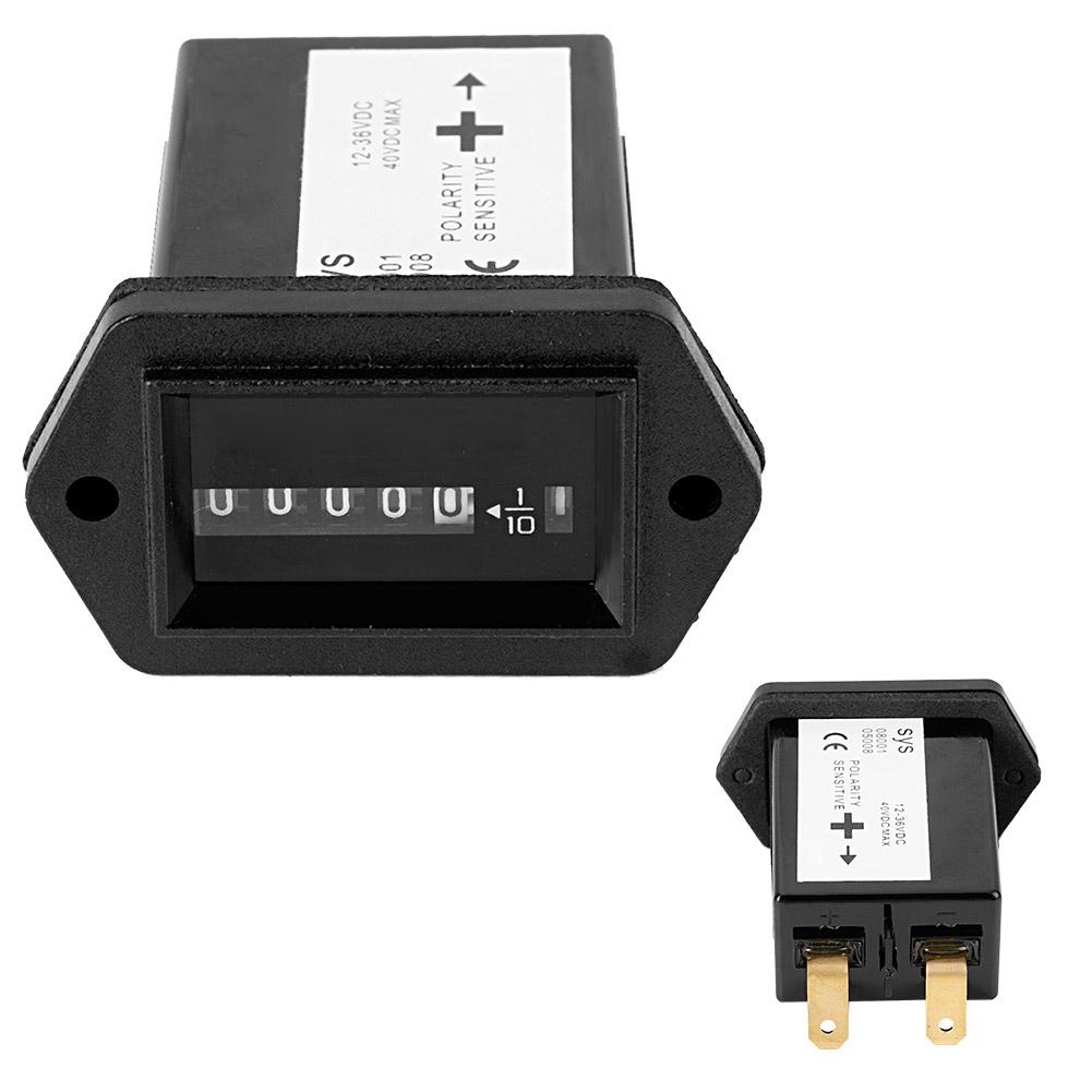 DC12-36V счетчик часов работы двигателя таймер для грузовика, лодки, автомобиля, трактора