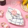 Romance Flower Napkin Holder Plastic Artificial Plant Napkin Holder  For Wedding Mother's Day Party