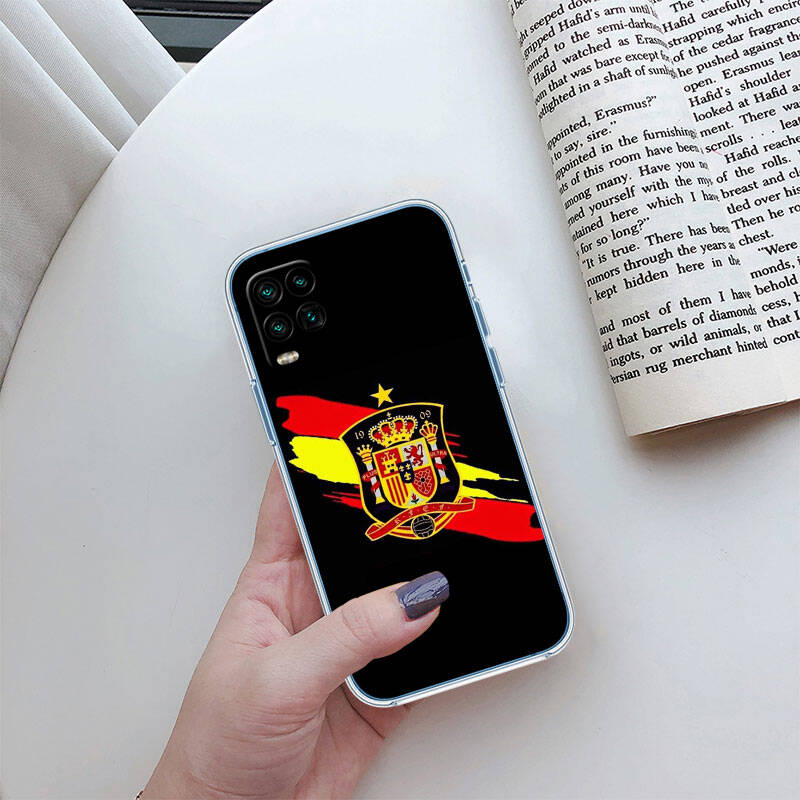 RT25 Spain Flag Case for Motorola E7 G6 G7 G8 G9 Plus Power Play G10 G20 G04 E30 E40 E22 E20 E13 E15 G22 G23 G05 G75 G35 G55