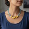 Colorful Beads Beads Fruit Necklace Stackable Bohemian Collarbone Chain Fun Fruits Choker  Girls