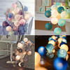 3M 20 LED Colorful Cotton Ball LED String Christmas Wedding Party Fairy Lights
