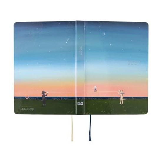 Hobonichi Techo 2027 HON English Version Hiroko Kubota Until Moon is Full String Telephone A6 1 Page per Day January Monday Start