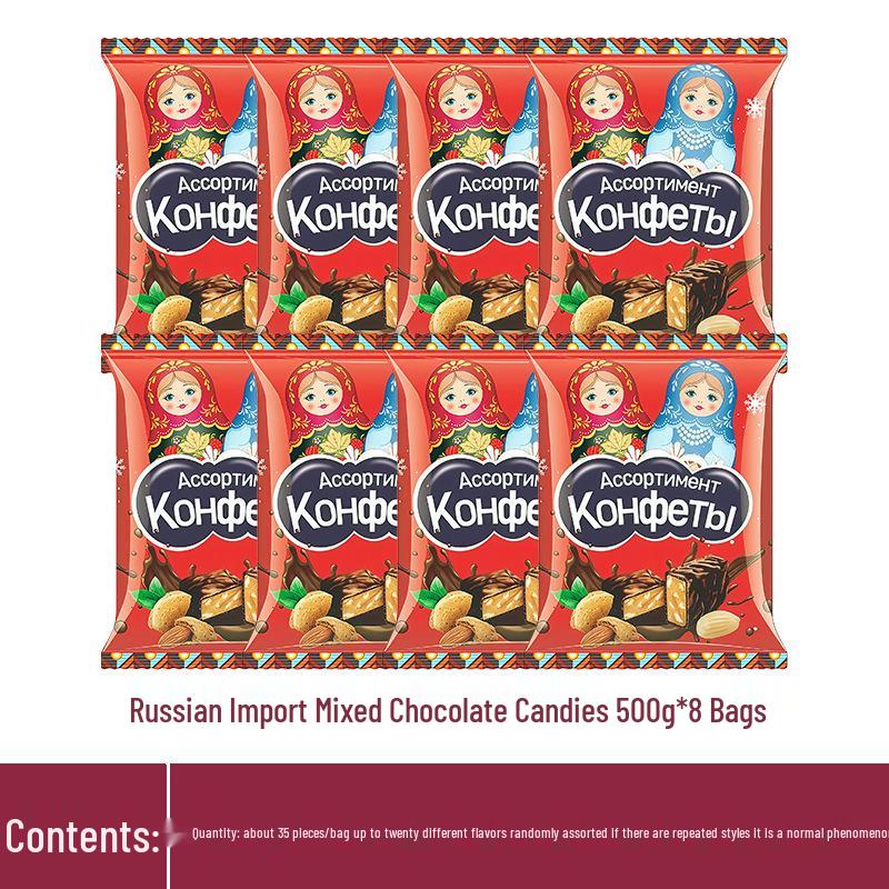 Russian Candy Mix - Wedding Favors & New Year Snacks in Purple Wrappers