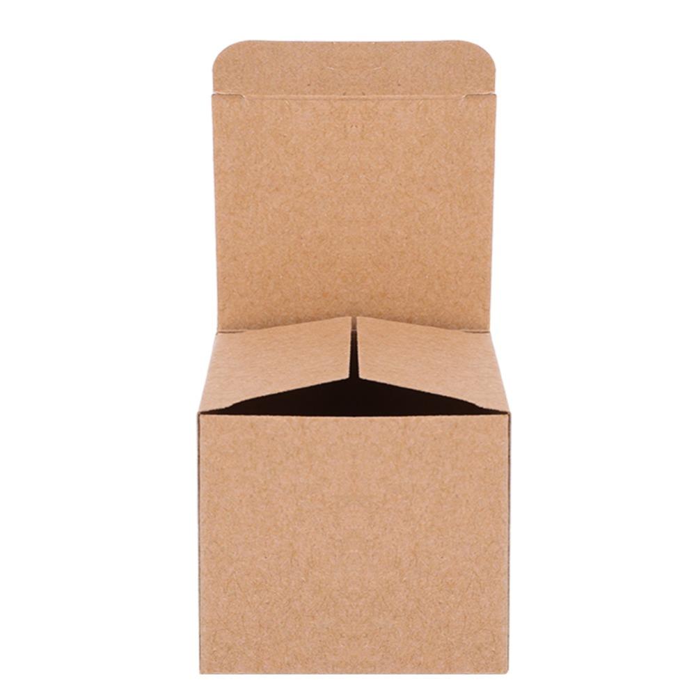50PCS Paper Boxes With Lids Candy Box Wrapping Supplies Kraft Paper Box Wedding