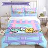 Wow! Wow! Wubbzy Customize your name Bedding Set Breathable Duvet Cover with Pillowcases Home Decoration Birthday Gift