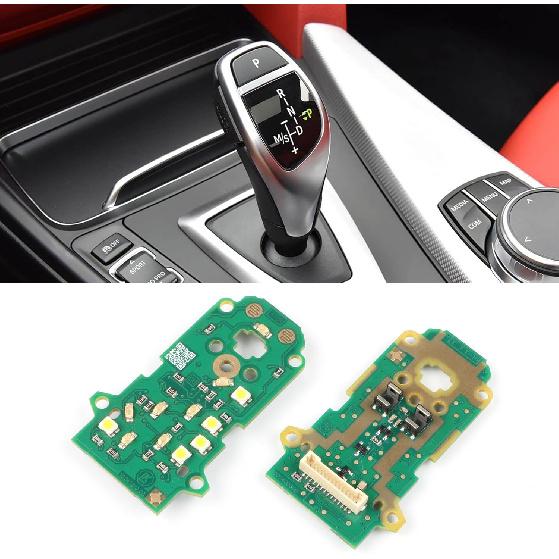 Jaronx Compatible with BMW Gear Shift Circuit Board for 3'F30 F34 GT/4'F36/5'F10/6'F06/7'F01 F02/X3 F25/X4 F26/X5 F15/X6 F16, Gear Shift Knob LED