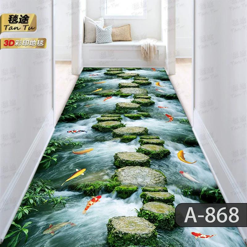 Luxury Corridor Runner Carpet Long Strip Rug for Hallway Living Room Home Aisle Floor Mat Entryway Decor