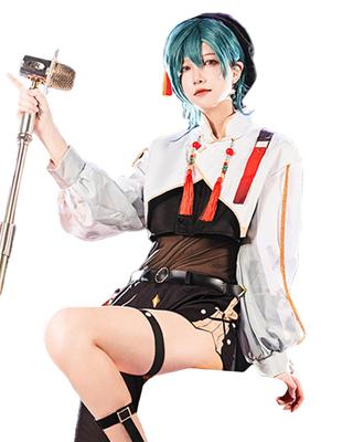 Косплей Nijisanji Ryushen на Хэллоуин VTuber Ryushen Новый наряд [milky time] (Снаряжение)