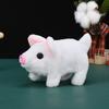 Simulation Walking Piggy Electronic Pet Plush Toy for Baby Interactive Crawling Pig Plushies Twitch Nose Tail Wagging Stuffed Doll Kids
