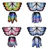 Costume Butterfly Cape Dressing Up Wing Cloak Cute Scarves & Wraps  Kids