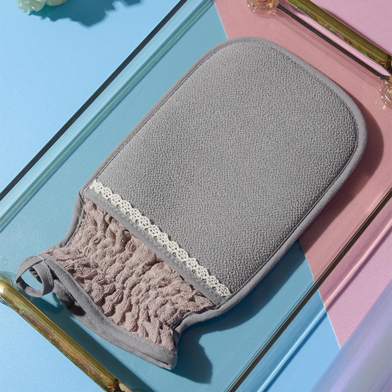 Viscose Fiber Back Scrubber New Plant Silk Fiber Back Strap Large Waffle Pattern Exfoliating Bath Towel Scrubbing Mud And Body
