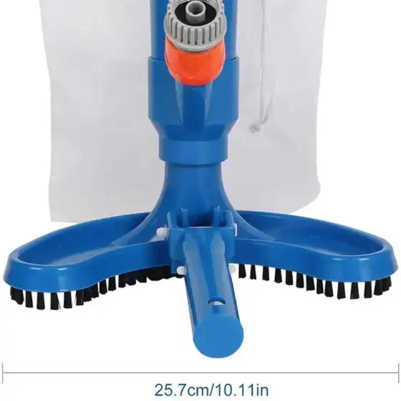 Портативный подводный пылесос для бассейна, ручной инструмент для чистки, оборудование для обслуживания надземных и заглубленных бассейнов