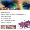 20 Colors Diamond Nude Eyeshadow Palette Make Up Pigment Silky-Smooth Matte Shimmer Eye Shadow Cosmetics