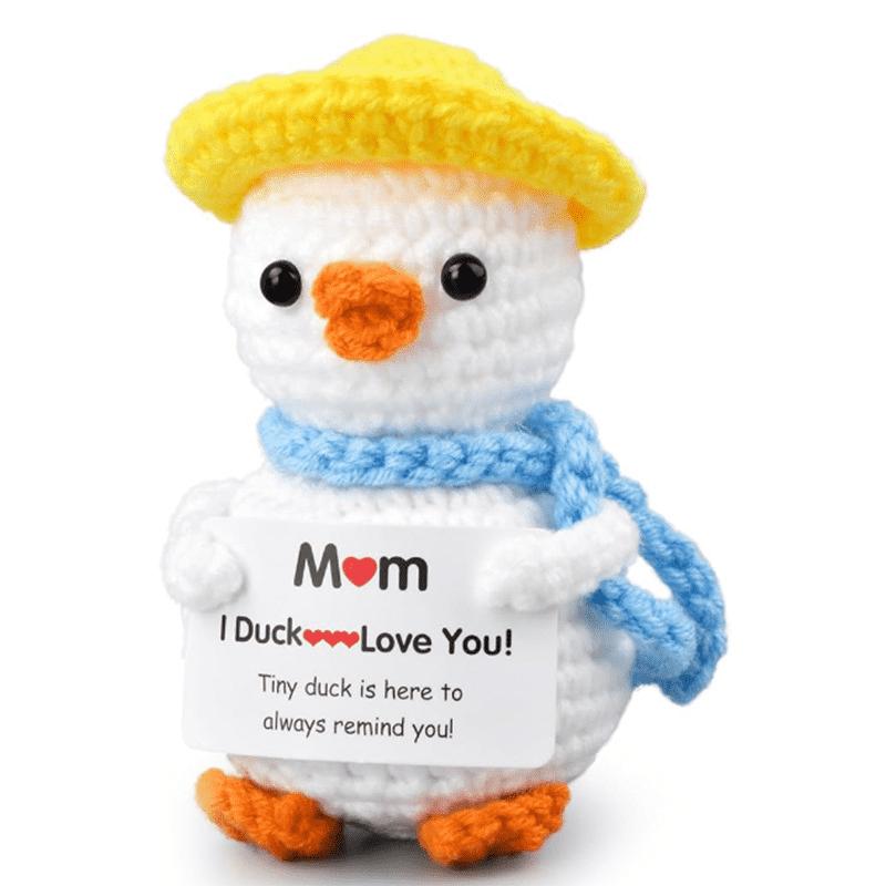 Positive Potato Desk Accessories Crochet Ornament Kawaii Woven Figurine Desktop Offices Accessories Gift for Children Room Decor