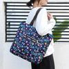 Большая легкая складная портативная сумка для покупок, портативная, большой вместимости, портативная на плечо, женская сумка, сумка для хранения
