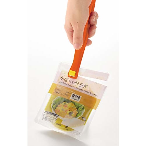 PEARL METAL Gadgetcon CC-1247 Orange Retort Squeezer Cutter, 23.5cm Long