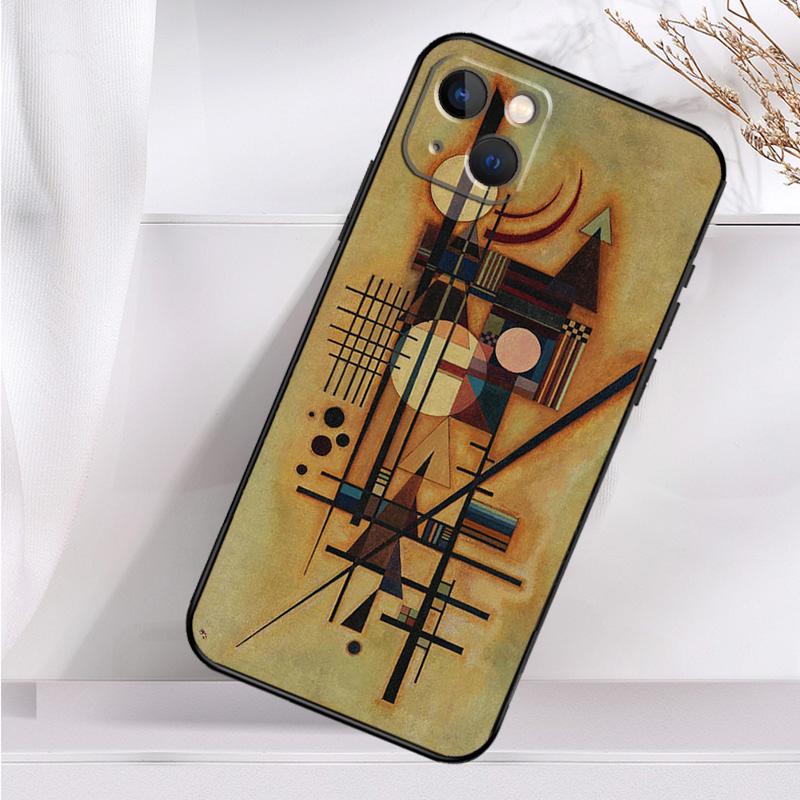 Чехол для телефона Василий Кандинский абстрактный для iPhone 14 13 12 11 16 15 Pro Max Plus Mini 7 8 X XR XS Max мягкий чехол