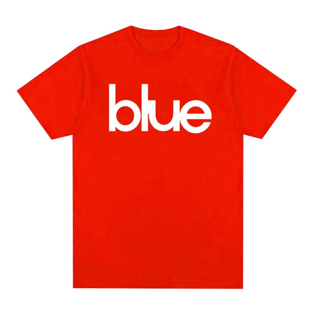 Robbie Williams Blue Same Style Graphic Print Tshirt Men Women Streetwear Fashion Oversized Oneck Cotton Top Summer New Tee