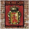 [A0639] - Retro Metal Sign 'The Red Lion' Vintage Red - 40x30 Cm