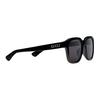 Gucci Solid Design Acetate Square Sunglasses Men's Black