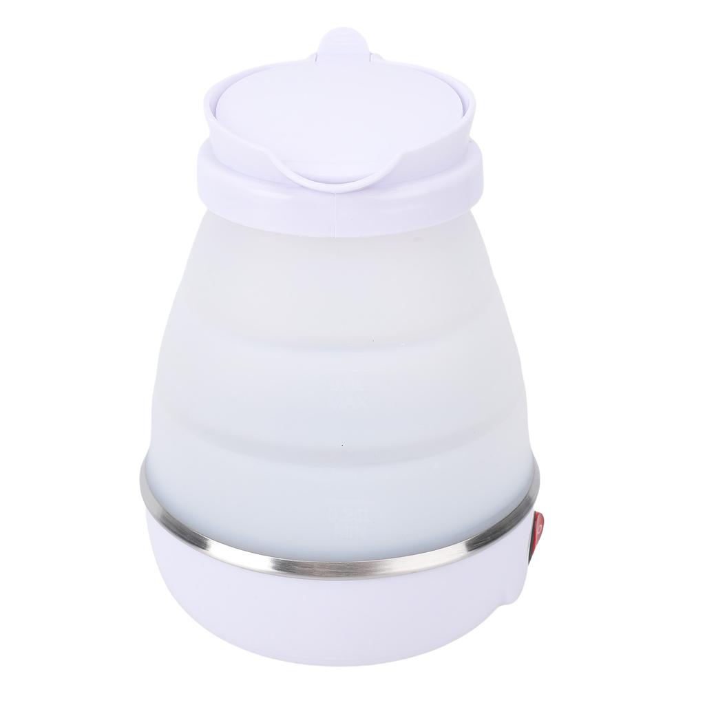 600W Foldable Electric Kettle 600ml Portable Efficient 6 Min Fast Boiled Safe for Travel Camping