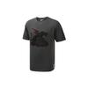 X RHUDE Collaboration Tee With Crew Neck and Short Sleeves Men Tops Black 595339-01