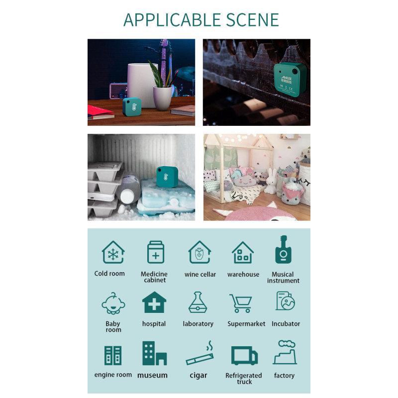 WiFi-шлюз Температура/Влажность/Точка росы/VPD Термометр/Гигрометр Монитор Холодильник Морозильник Холодильник Сигнализация Оповещения