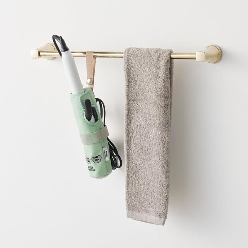 Гоуэлл Гоуэлл ЭНДИ мышь волосы утюг чехол трио (светло-желтый) | Термостойкий чехол для утюжка для волос, держатель для утюга, подвесной держатель для утюга, дорожные принадлежности