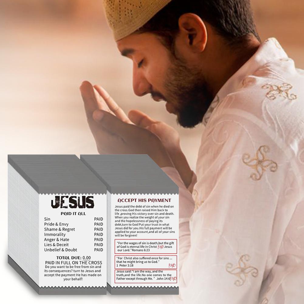 Карманная Библия Младенца Иисуса Христианские листовки Невыцветающий Христианский листовка Поздравительная открытка с молитвой для мужчин, женщин, подростков Молитвенные подарки