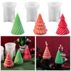 Silica Gel Candle Mold Steric Festival DIY Mold Christmas Tree Candle Mold Candle Making