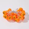 Halloween Light String 3D Pumpkin Design Easy To Use Battery